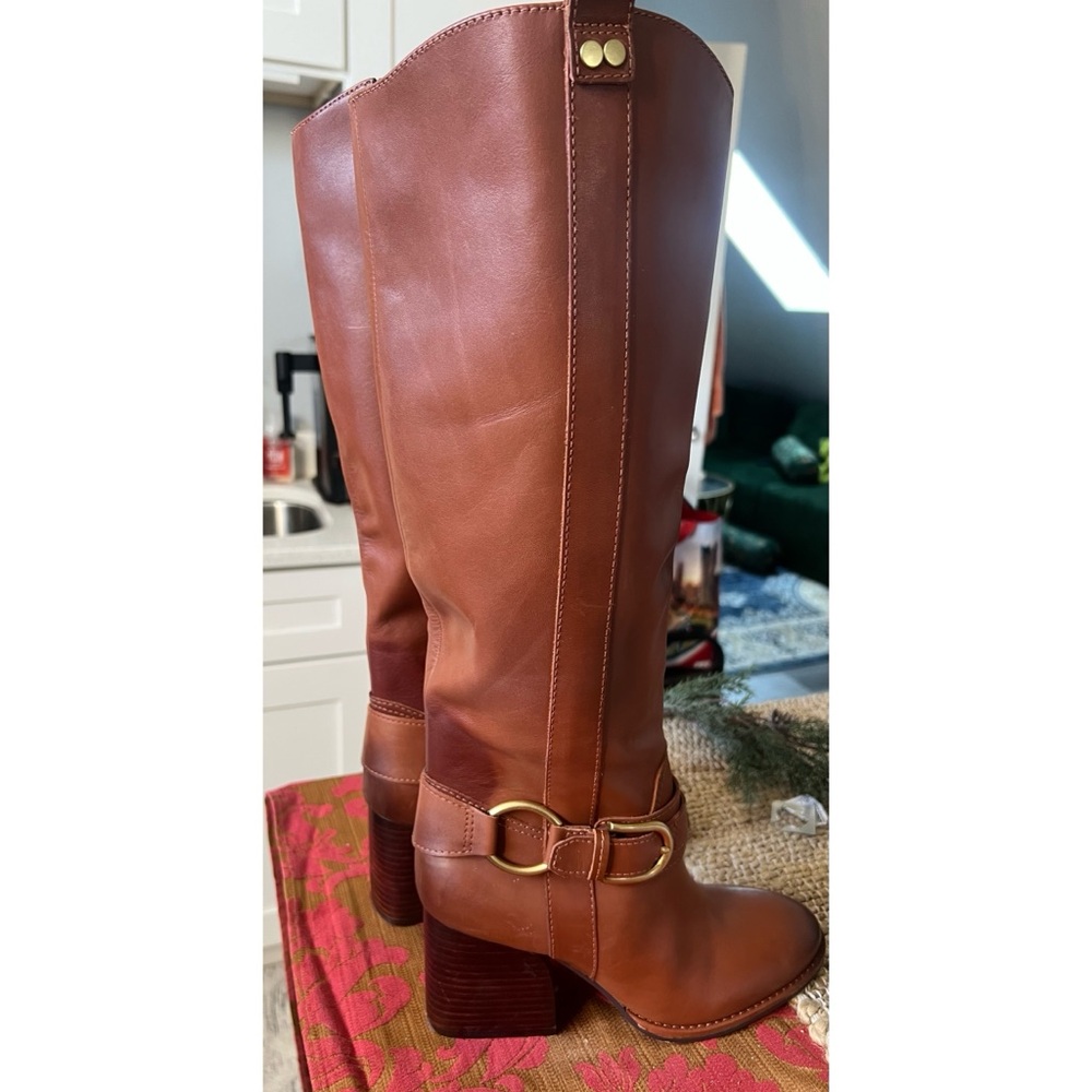 Vince Camuto Brown Heeled Boots